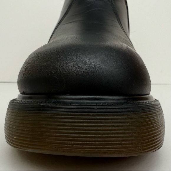 Vintage Dr. Martens 2976 Chelsea Black Greasy Chunky Club MIE Boots UK 4 - Picture 9 of 15